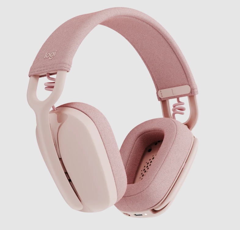 LOGITECH ZONE VIBE 100 (ROSA) / AUDIFONO INALAMBRICO & BLUETOOTH / CONEXION USB-C