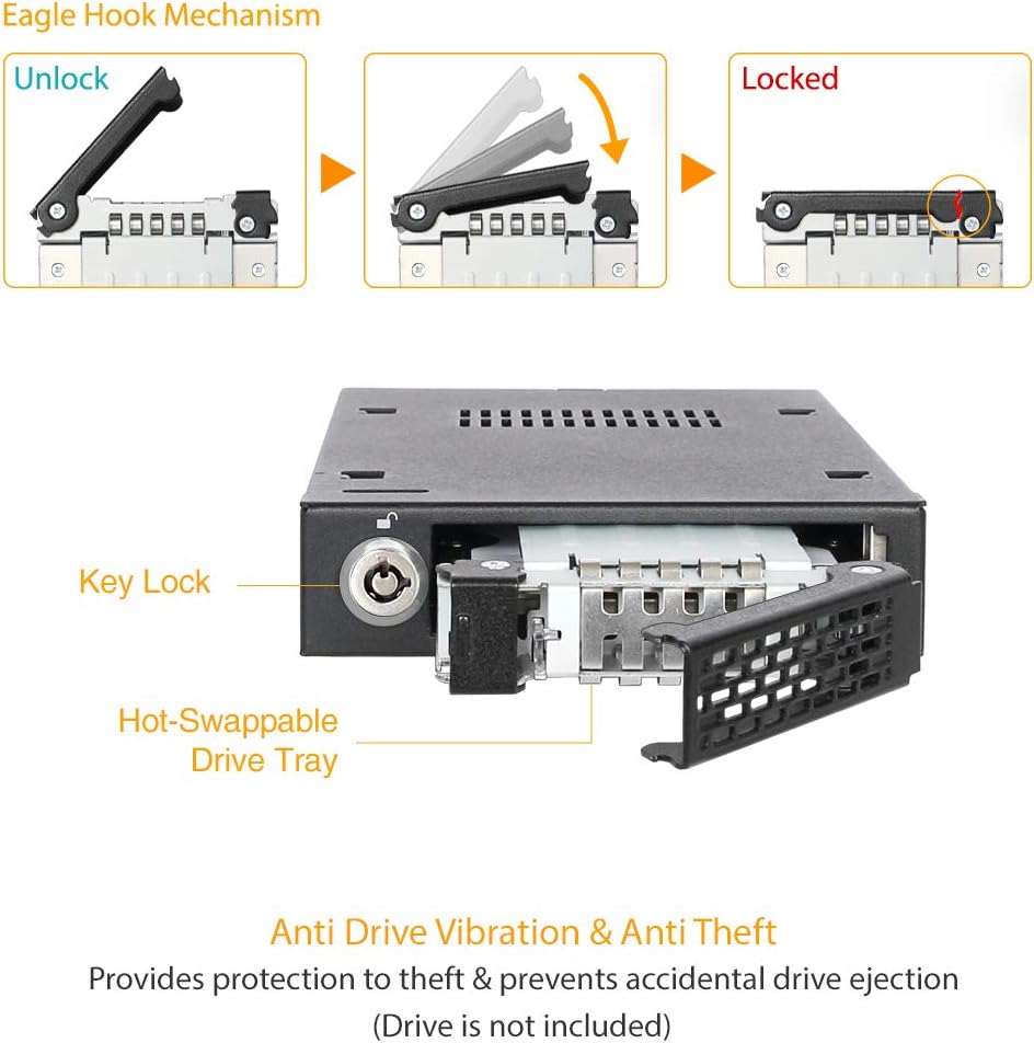 ICY DOCK TOUGHARMOR MB991IK-B (SAS DUAL CHANNEL / SATA) - 2.5 HD & SSD MOBILE RACK FOR 3.5 DEVICE BAY