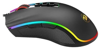 REDRAGON COBRA M711 / MOUSE GAMER RGB / 10K DPI ADJUSTABLE / 20G / 8 BOTONES PROGRAMABLES / POLLING RATE AJUSTABLE / CONEXION USB