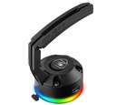 COUGAR BUNKER RGB / MOUSE BUNGEE / BOTON PARA LUCES RGB / 2X HUB USB 2.0 / FLEXIBLE DISEÑO PARA CABLE