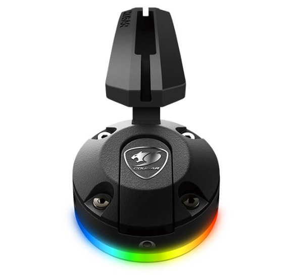 COUGAR BUNKER RGB / MOUSE BUNGEE / BOTON PARA LUCES RGB / 2X HUB USB 2.0 / FLEXIBLE DISEÑO PARA CABLE