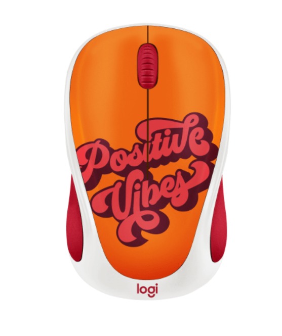 LOGITECH M317C POSITIVE VIBES / RATÓN INALÁMBRICO PARA PORTATILES / NANO RECEPTOR USB / SUJECIÓN CÓMODA