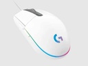 LOGITECH G203 LIGHTSYNC BLANCO / 6 BOTON PROGRAMABLE / 8K DPI / FULL SPECTRUM RGB / CONEXION USB