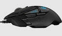 LOGITECH G502 HERO GAMING / MOUSE PARA JUEGO CON RGB AJUSTABLE / 11 BOTONES PROGRAMABLE / 5 PESAS DE 3.6G SISTEMA DE PESAS AJUSTABLE / 400IPS / 16.000