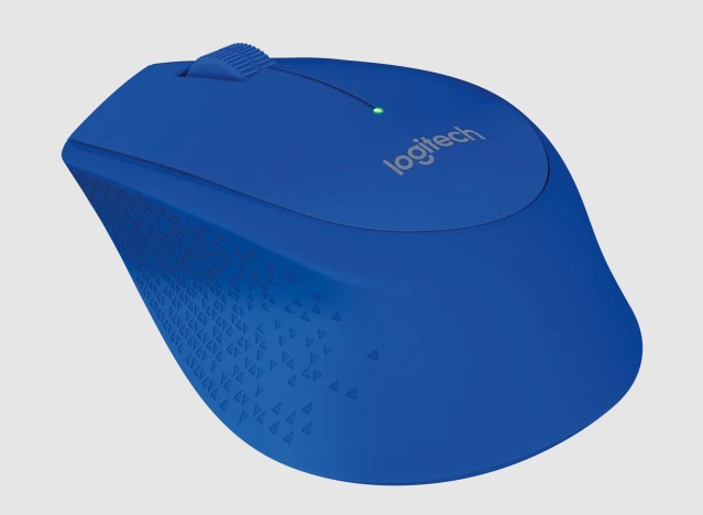 LOGITECH M280 - RATÓN / 1000 DPI / 2,4 GHZ / NANO RECEPTOR / USB 2.0 / 3 BOTONES / AZUL