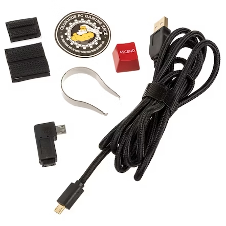 GLORIOUS GMMK / TECLADO CUSTOMIZABLE (NO INCLUYE TECLA) / MODELO TKL RGB / COMPATIBLE CON KEYCAP