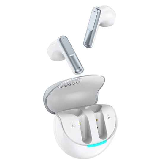 CELEBRAT W61 BLANCO / AURICULARES INALAMBRICOS / BLUETOOTH 5.3 / CONTROLES TACTILES / HASTA 4 HORAS DE USO / BASE CON TIPO-C