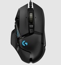 LOGITECH G502 HERO GAMING / MOUSE PARA JUEGO CON RGB AJUSTABLE / 11 BOTONES PROGRAMABLE / 5 PESAS DE 3.6G SISTEMA DE PESAS AJUSTABLE / 400IPS / 16.000